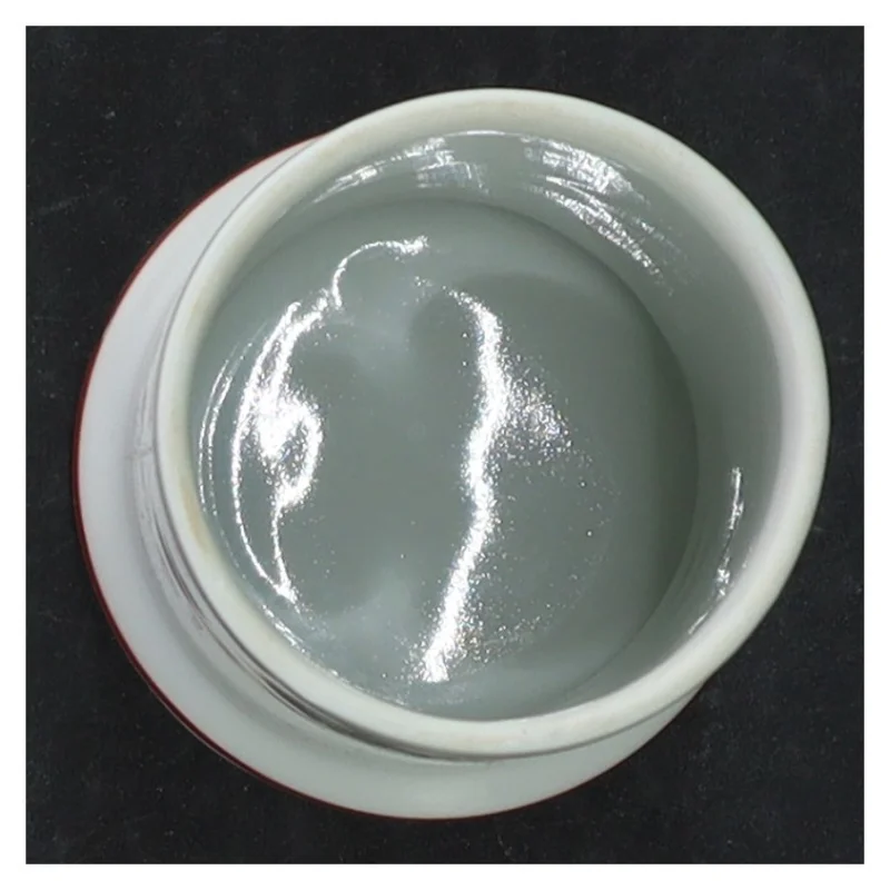 Porcelænskrukke med låg fra B&G (str. H. 11,5 cm. ø. 6,5 cm)