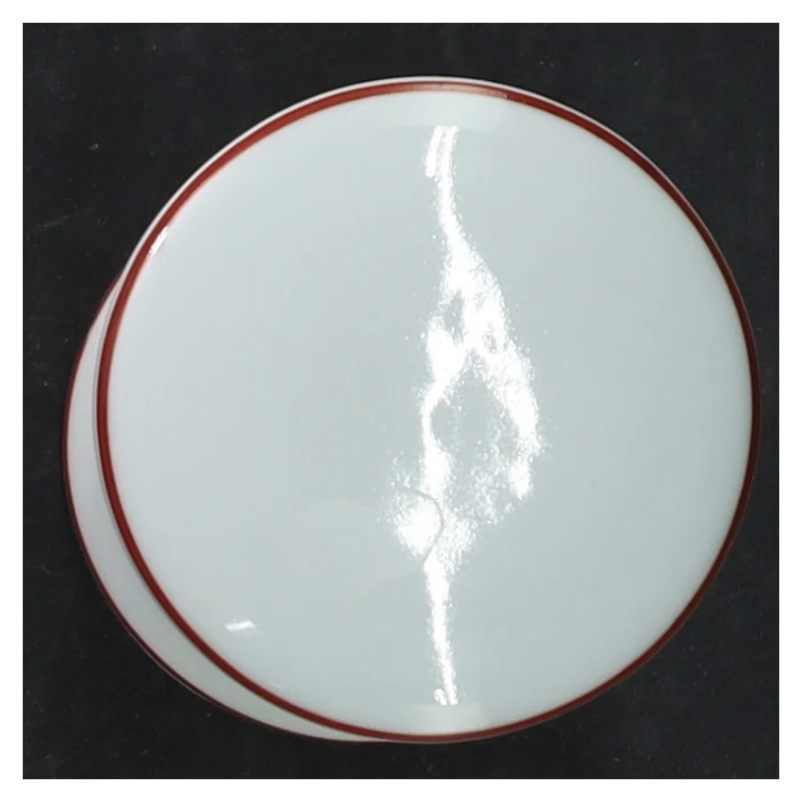 Porcelænskrukke med låg fra B&G (str. H. 11,5 cm. ø. 6,5 cm)