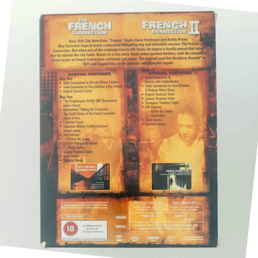 French Connection I and Ii-dvd med Gene Hackman (DVD)