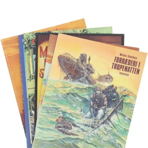 5 stk tegneserier bl.a. Forræderi i tropenatten af Matthias Schultheiss (Bog)