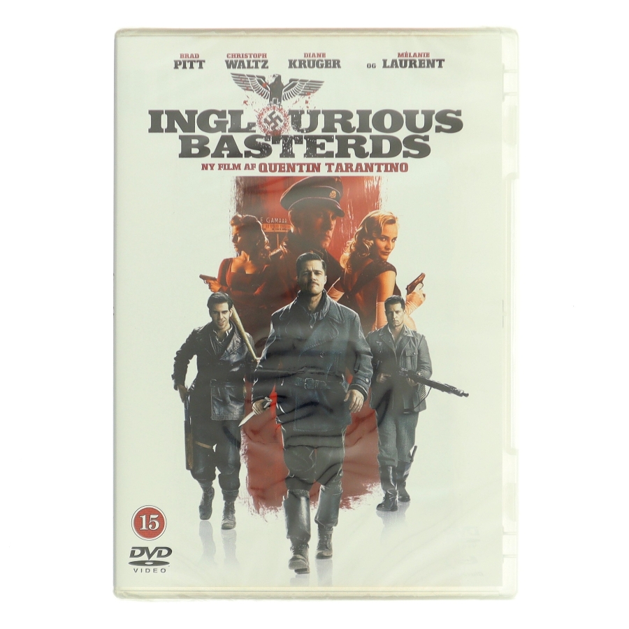 Inglourious Basterds med Brad Pitt (DVD)