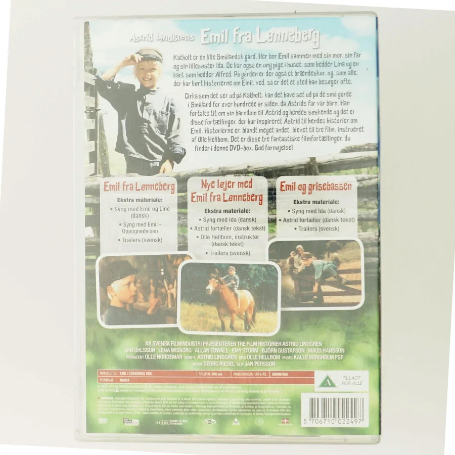 Emil fra Lønneberg - 3 Film med Jan Ohlsson (DVD)