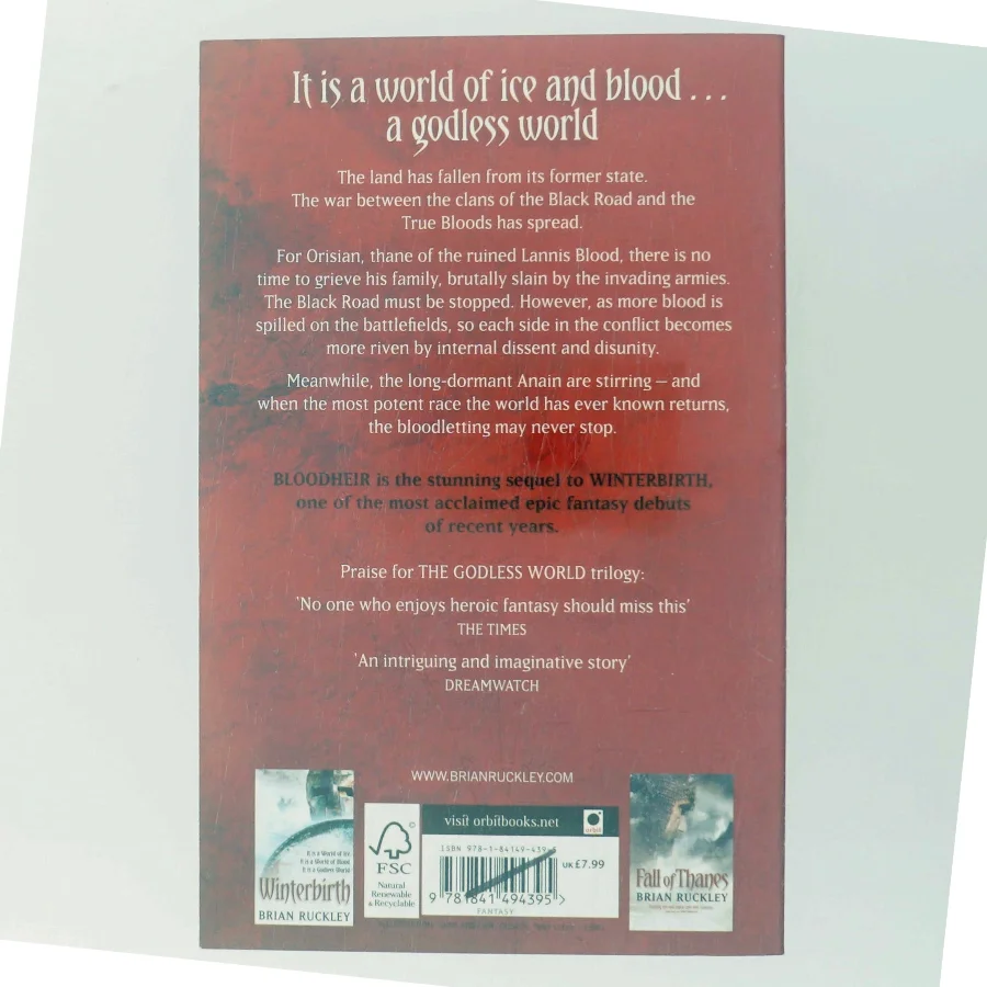 Bloodheir af Brian Ruckley (Bog)