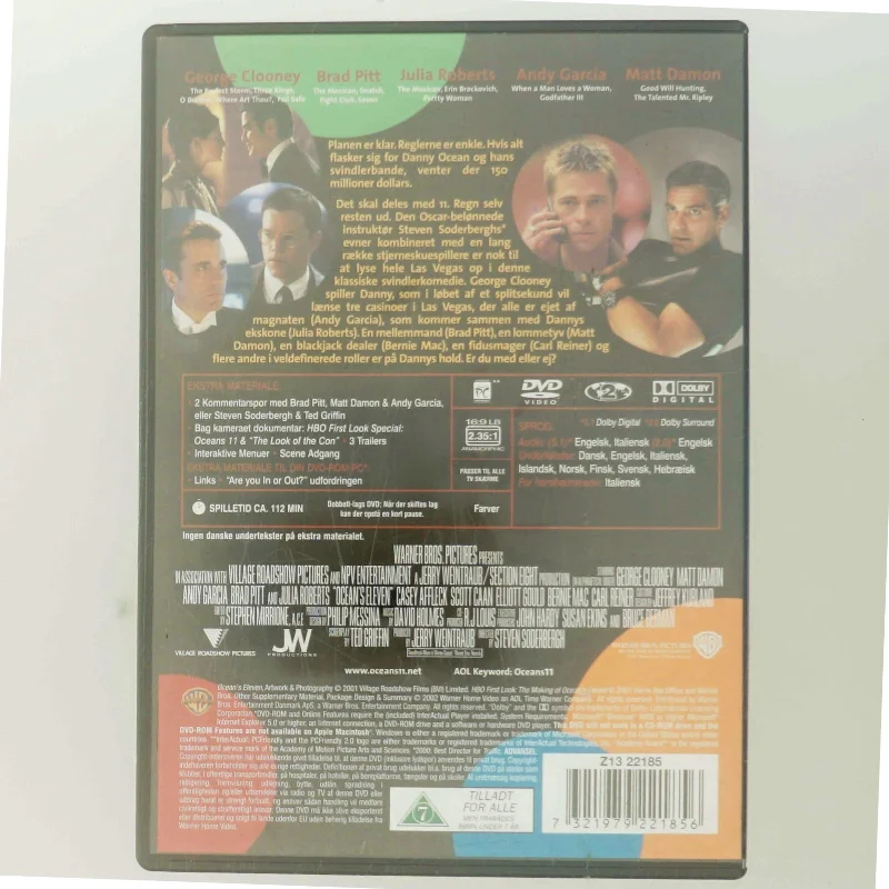 Ocean's Eleven med George Clooney (DVD)