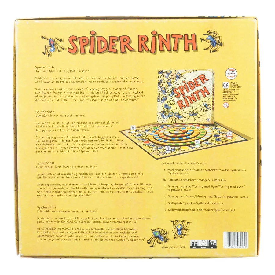 Spider rinth fra Dan Spil (str. 35 cm)