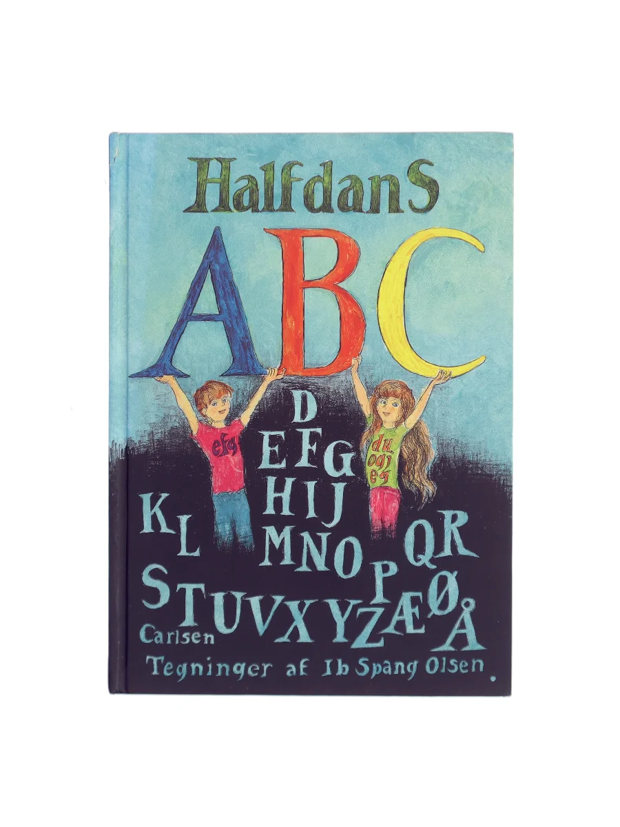 Forsiden af Halfdans abc af Halfdan Rasmussen