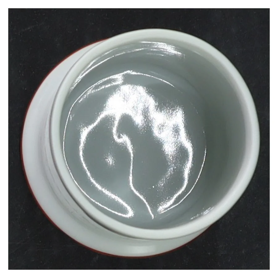 Porcelæns krydderi beholder med låg fra B&G (str. H 11,5 cm, ø 6,5 cm)