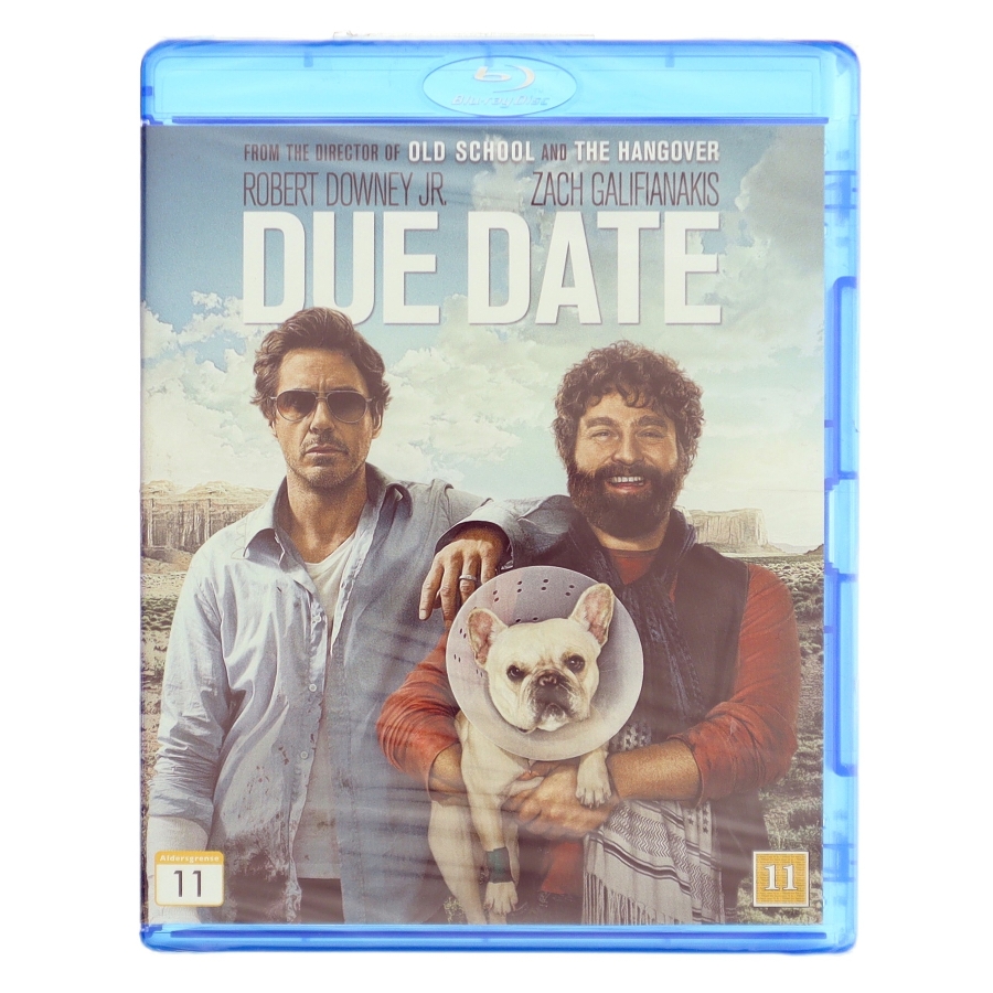 Due Date BD                                        <span class="label label-blank pull-right" style="margin-right: 3px;">Standard edition</span> med Robert Downey Jr. (DVD)