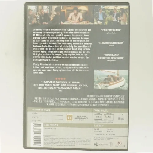 Cassandra's Dream med Colin Farrell (DVD)