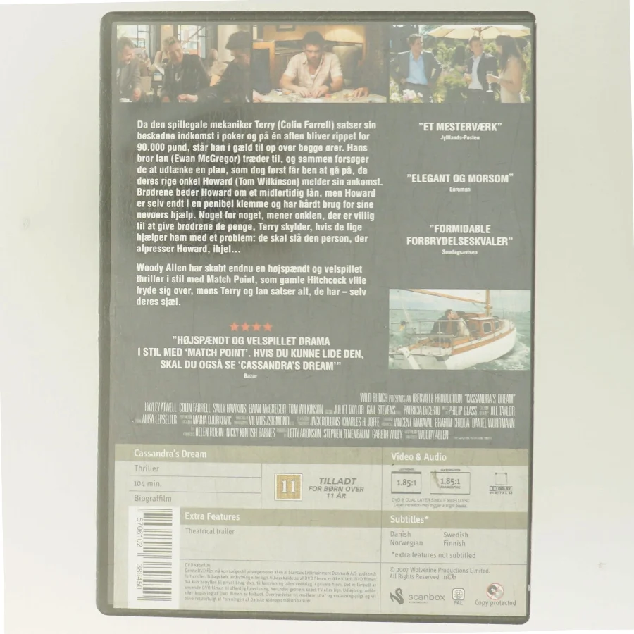 Cassandra's Dream med Colin Farrell (DVD)