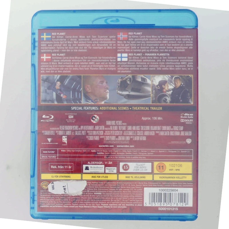 Red Planet med Val Kilmer (DVD)
