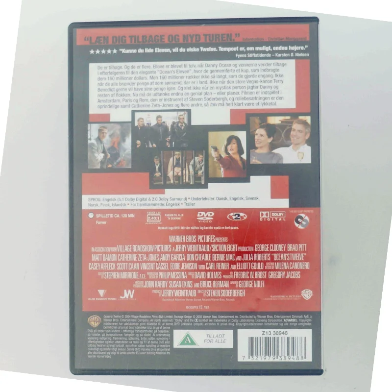 Ocean's Twelve - Scandinavian Edition med George Clooney (DVD)