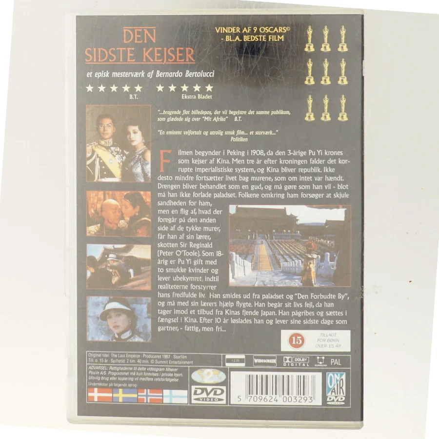 Den Sidste Kejser med Peter O'Toole (DVD)