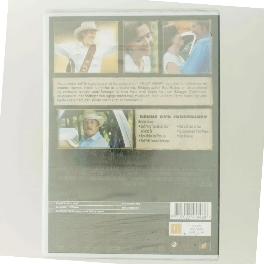 Crazy Heart med Jeff Bridges (DVD)