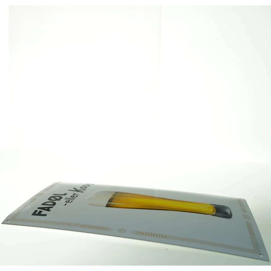 Emaljeskilt “Fadølspartiet” (str. 46,5x30 cm)