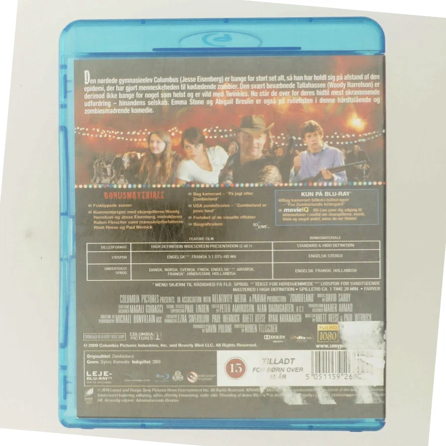 Zombieland med Woody Harrelson (DVD)