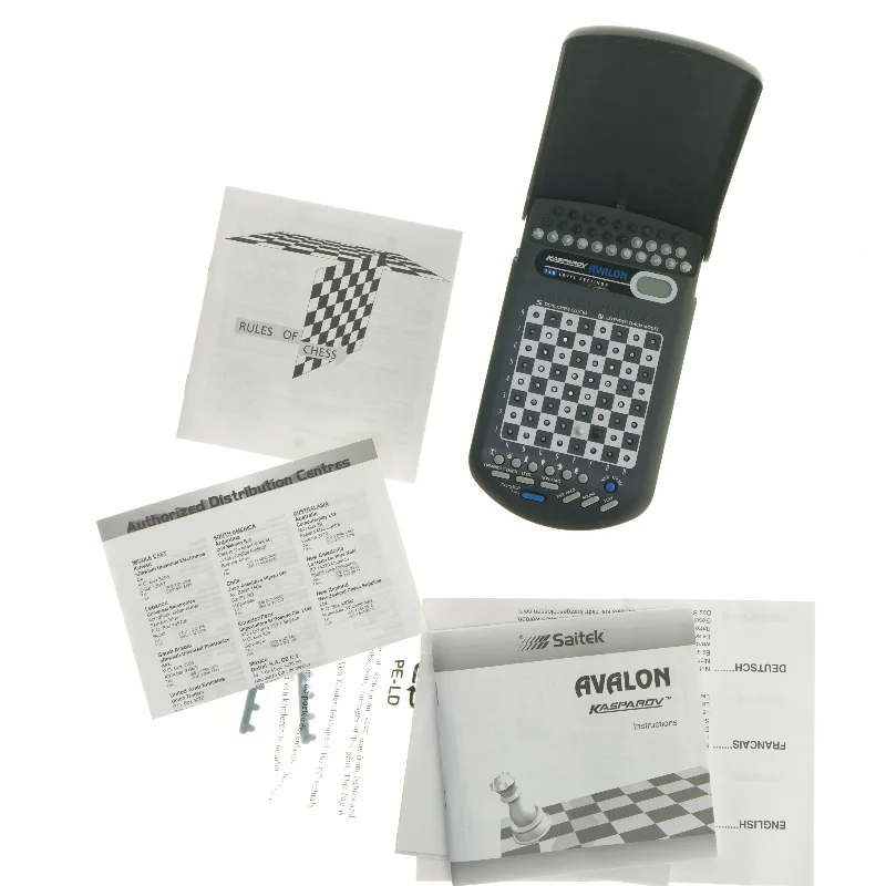 Kasparov Avalon skakcomputer fra Saitek (str. 17,5x10 cm)