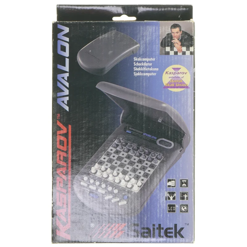Kasparov Avalon skakcomputer fra Saitek (str. 17,5x10 cm)