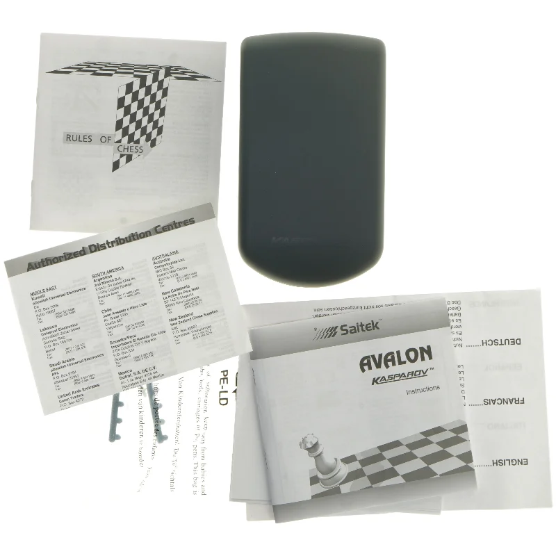 Kasparov Avalon skakcomputer fra Saitek (str. 17,5x10 cm)