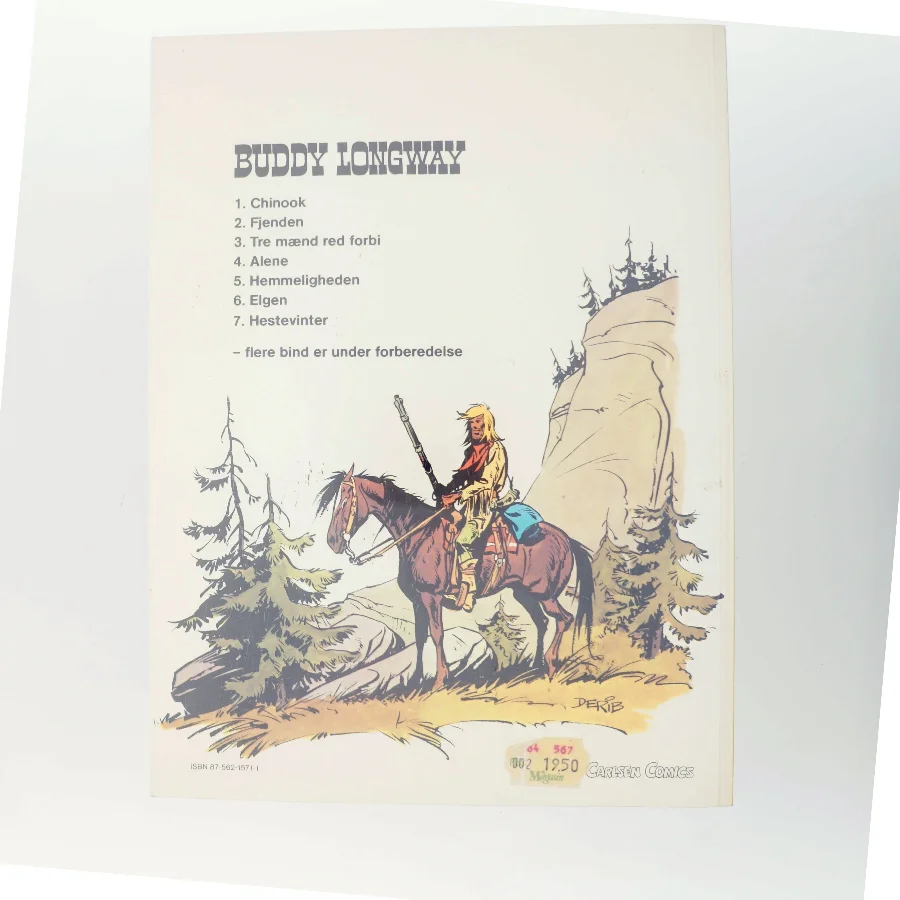 Buddy Longway 7: Hestevinter af Derib (Bog)