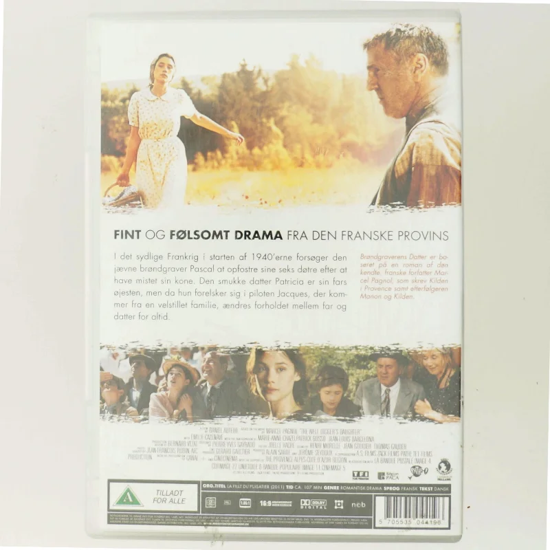 Brøndgraverens Datter med Daniel Auteuil (DVD)