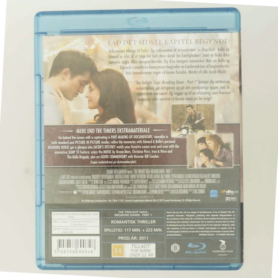The Twilight Saga: Breaking Dawn - Part 1 med <DVD skuespillere> (DVD)
