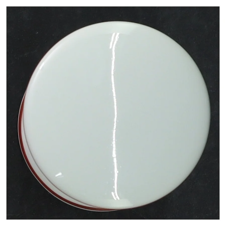Hvid porcelænspeberbøsse fra B&G (str. Ø 6,5x11,5 cm)