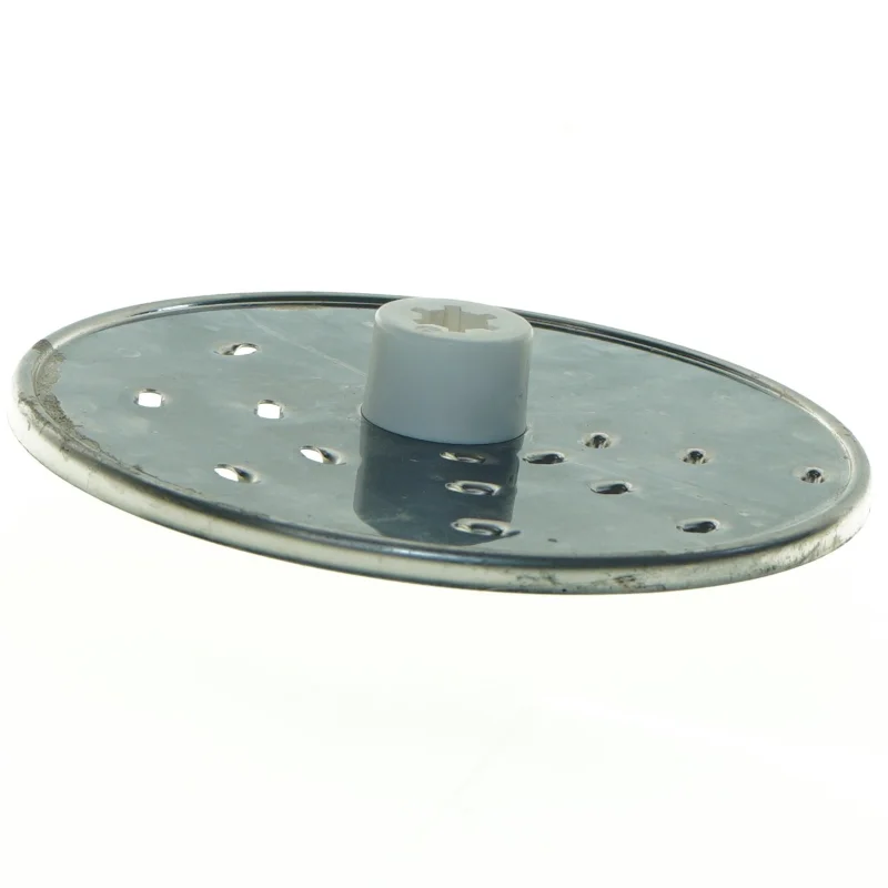 Rundt rivejern til køkkenmaskine (str. Diameter 15 cm)