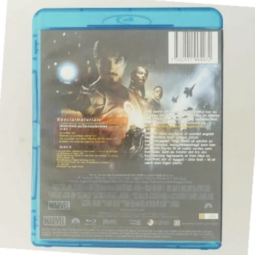 Iron Man – Den ultimative 2-disc-udgave (Blu-ray) med Robert Downey Jr. (DVD)
