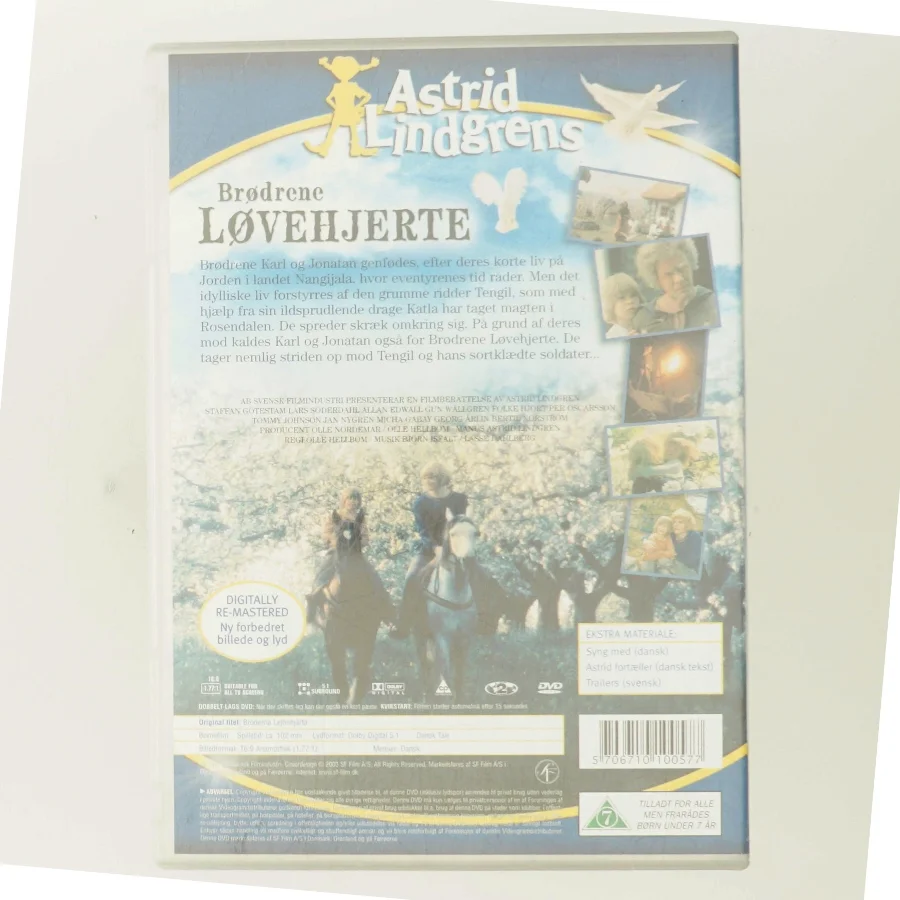 Brødrene Løvehjerte DVD fra Astrid Lindgren