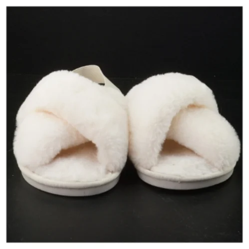 Hvide plyssandaler fra Rosemunde (str. 38 til 39)