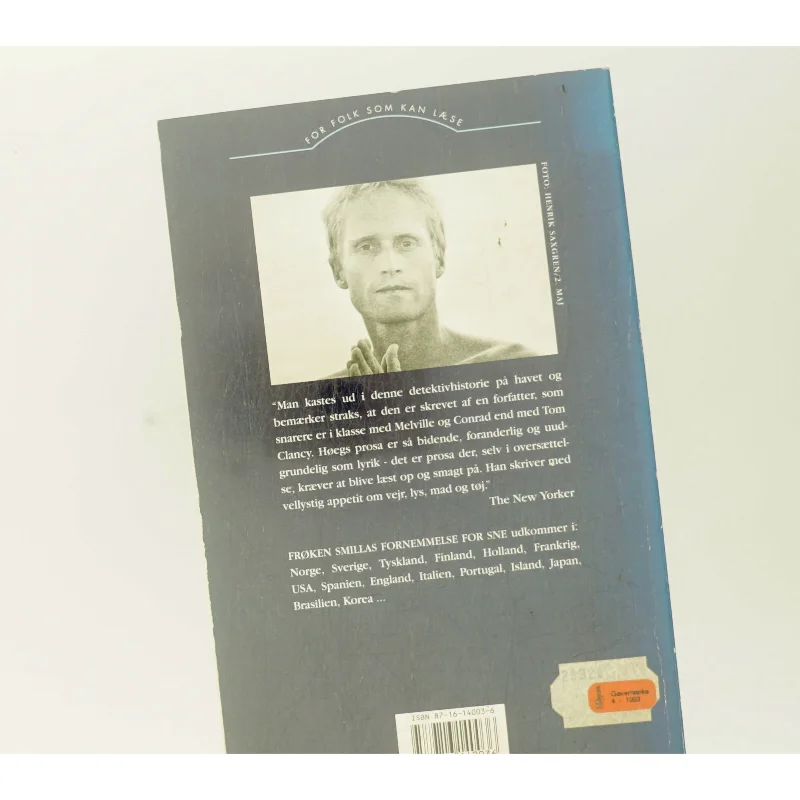 Frøken Smillas fornemmelse for sne af Peter Høeg (Bog)