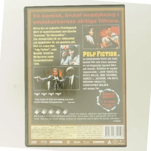 Pulp Fiction med John Travolta (DVD)
