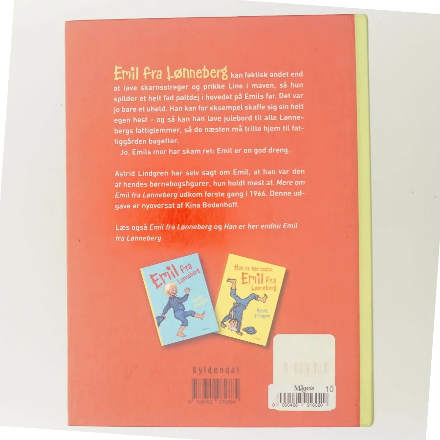 Mere om Emil fra Lønneberg (Ved Kina Bodenhoff) af Astrid Lindgren (Bog)