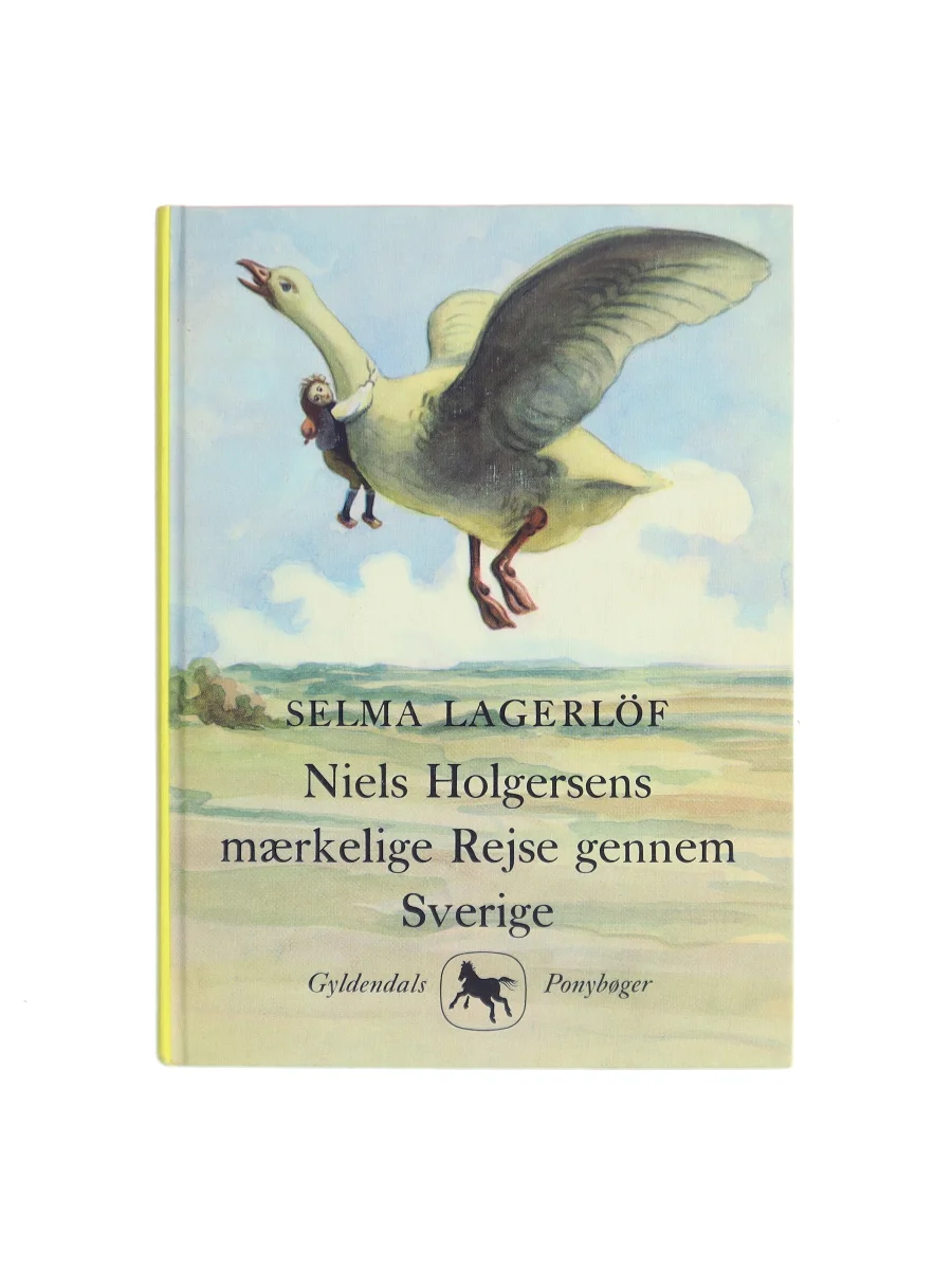 Forsiden af Niels Holgersens mærkelige Rejse gennem Sverige af Selma Lagerlöf