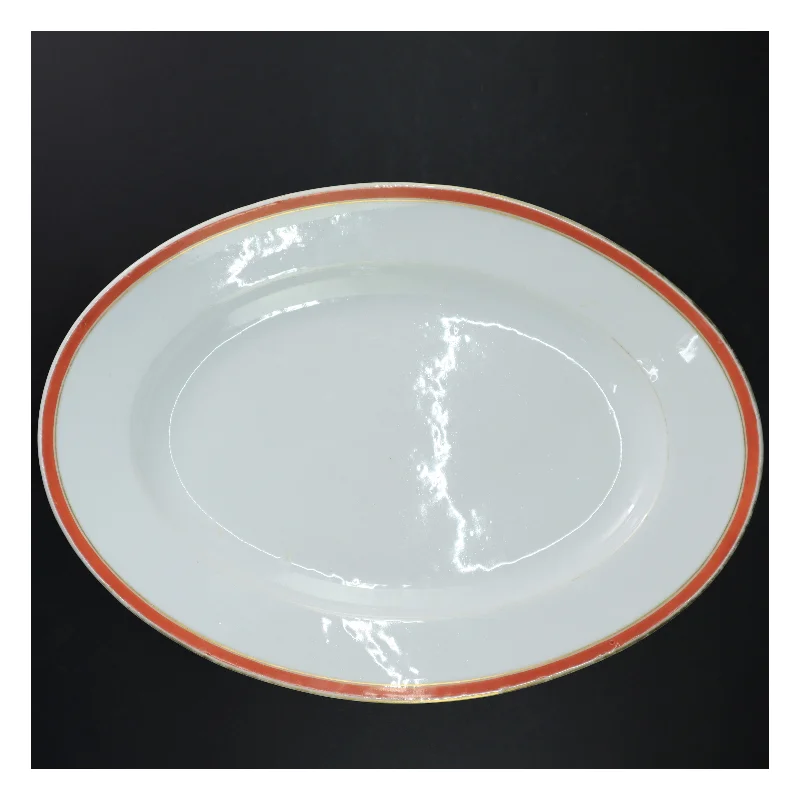 Kgl. Porcelæn Ovalt serveringsfad (str. 41 x. 28,5 cm)