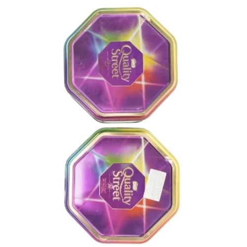 Quality Street tom slikdåse fra Quality Street (str. 23 x 14 cm)