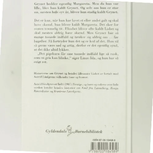 Grynet af Astrid Lindgren (Bog)