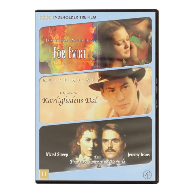 For Evigt / Kærlighedens Dal / Den Franske Løjtnants Kvinde med Drew Barrymore (DVD)