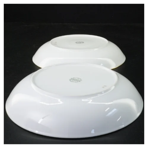 Porcelænsservice med blomstermotiver