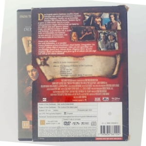 Pirates of Carribean (2disc): Sorte for med Johnny Depp (DVD)