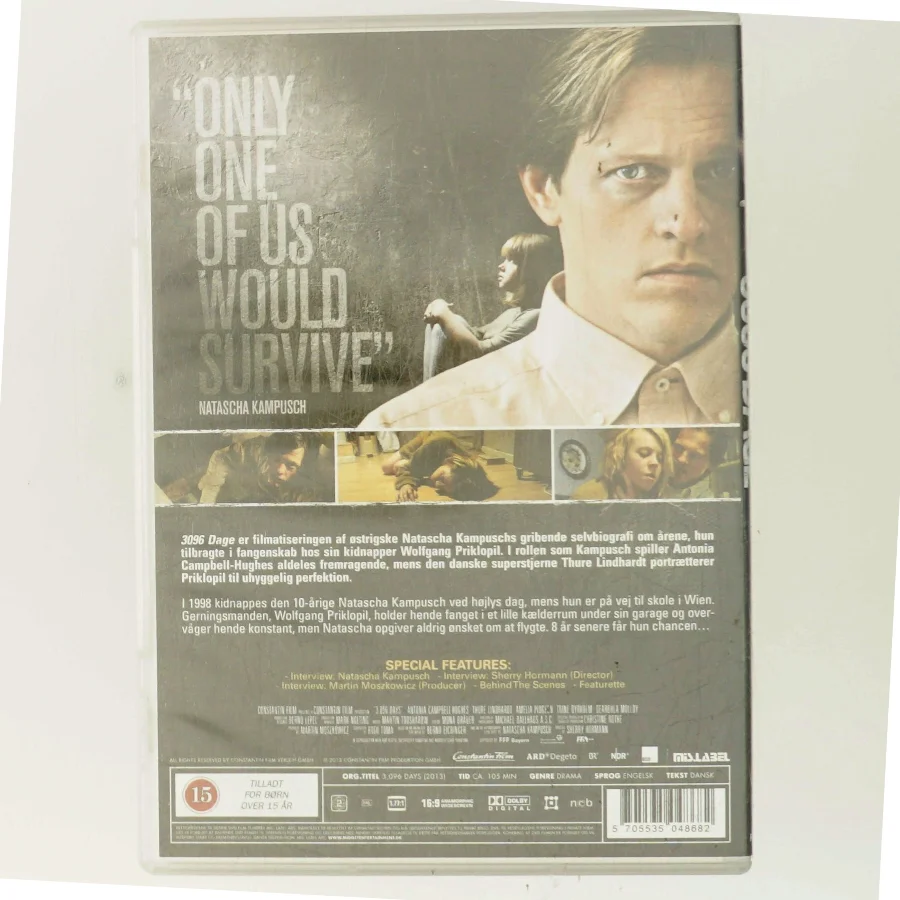 3096 Dage med Antonia Campbell-Hughes (DVD)