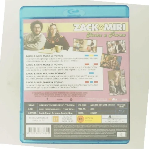 Zack & Miri Make a Porno med Seth Rogen (DVD)