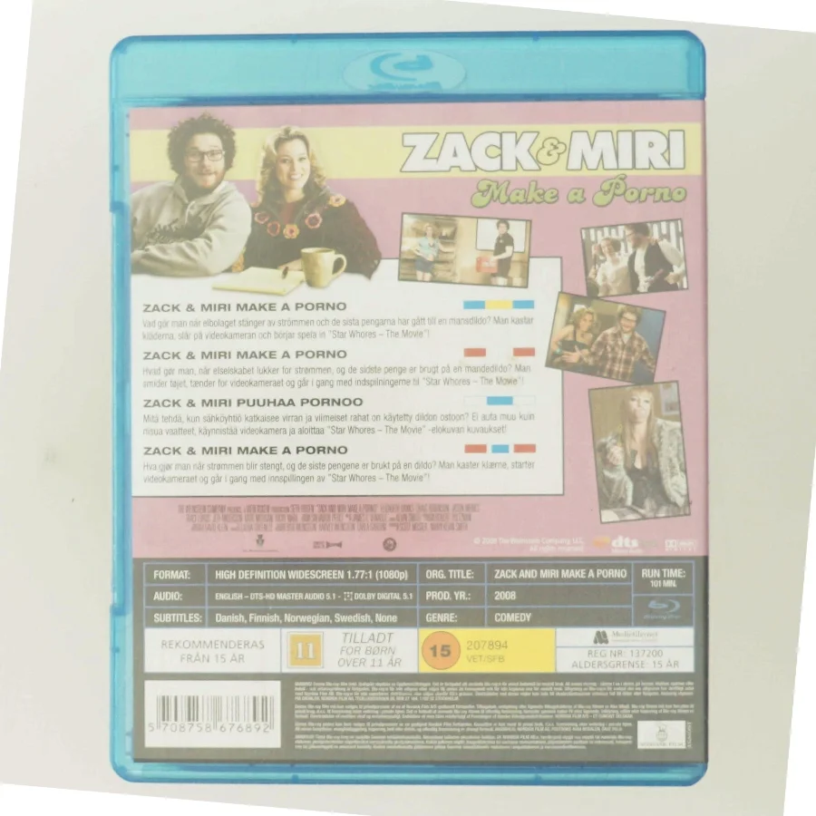 Zack & Miri Make a Porno med Seth Rogen (DVD)