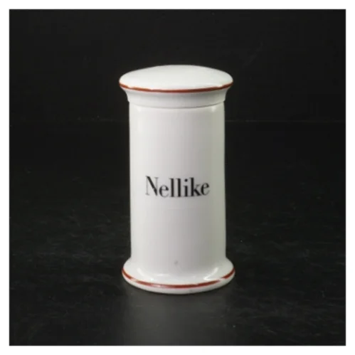 Krydderikrukke med låg fra B&G (str. Ø 6,5x11,5 cm)