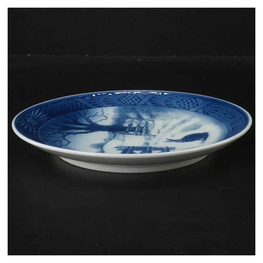 Juleplatte 1971 fra Royal Copenhagen (str. Ø 18 cm)