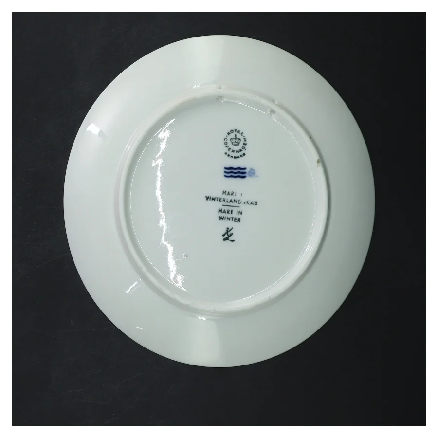 Juleplatte 1971 fra Royal Copenhagen (str. Ø 18 cm)