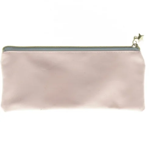 Lyserød pung (str. 21 x 9 cm)