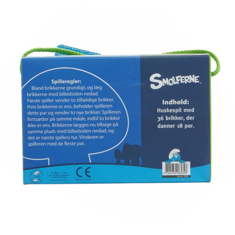 Smølferne Huskespil (str. 18 x 12 x 7 cm)