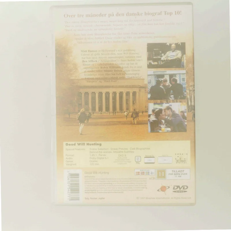 Good Will Hunting med Robin Williams (DVD)